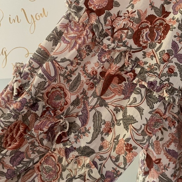 Anthropologie Love The Floral‎ Label Botanical Top NWOT Size Medium - Picture 14 of 14